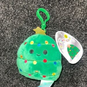 Squishmallows Festive Tree “carol” Keychain
